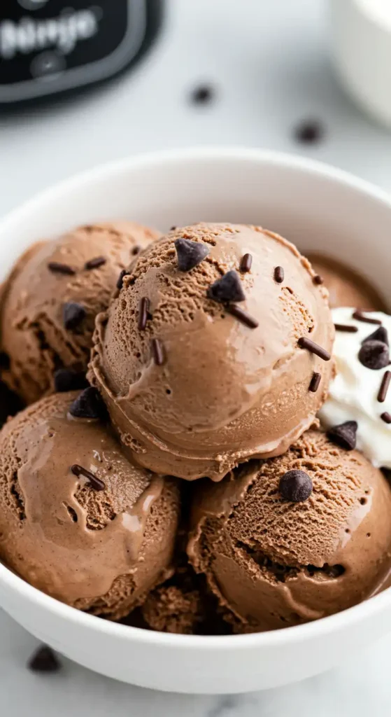 Ninja Creami Protein Ice Cream (Chocolate Flavor)