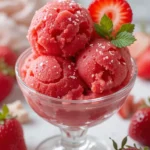 Strawberry Sorbet for a Refreshing Treat