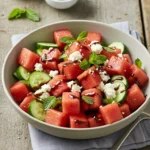 Fresh Watermelon Feta Salad