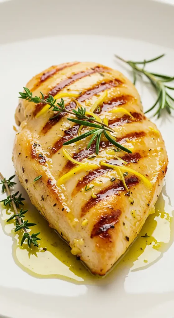 Grilled Chicken with Lemon Vinaigrette