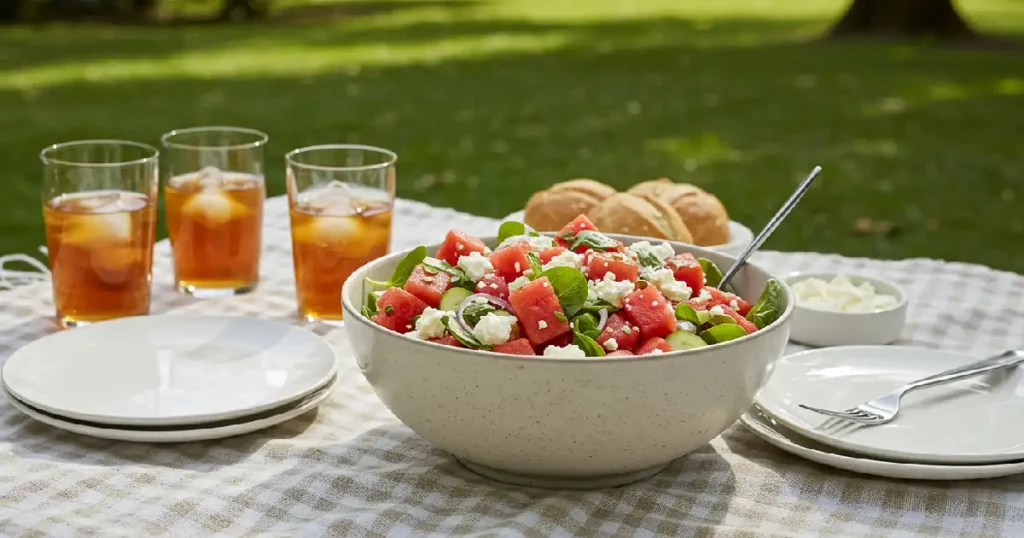 Summer Picnic with Salad