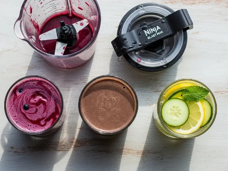 Three Quick Ninja Blast Max Recipes: Smoothie, Shake, and Infused Water